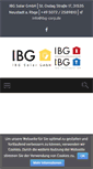 Mobile Screenshot of ibg-corp.de